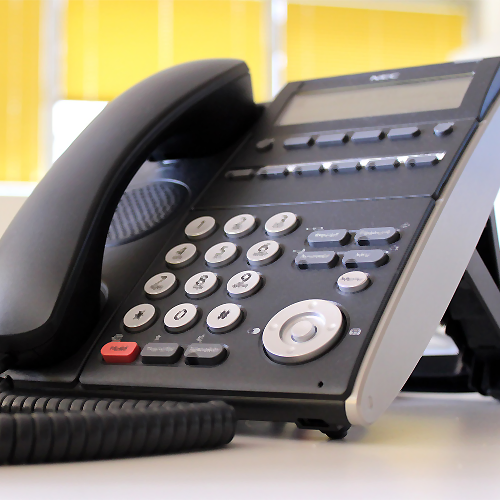 Image of an office phone